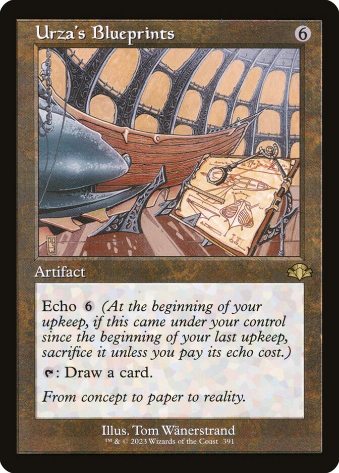 Urza's Blueprints 391/261 (Dominaria Remastered)  - Retro | Good Games Modbury