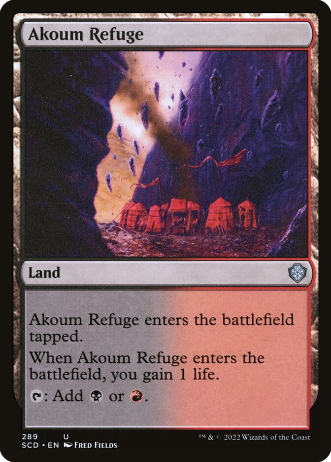 Akoum Refuge 289/352 (Starter Commander Decks)  | Good Games Modbury