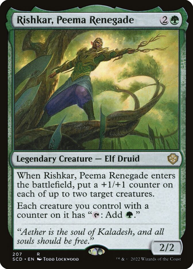 Rishkar, Peema Renegade 207/352 (Starter Commander Decks)  | Good Games Modbury