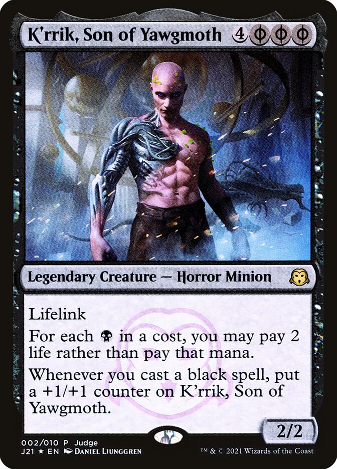 K'rrik, Son of Yawgmoth 2/10 (Judge Promos)  - Foil | Good Games Modbury