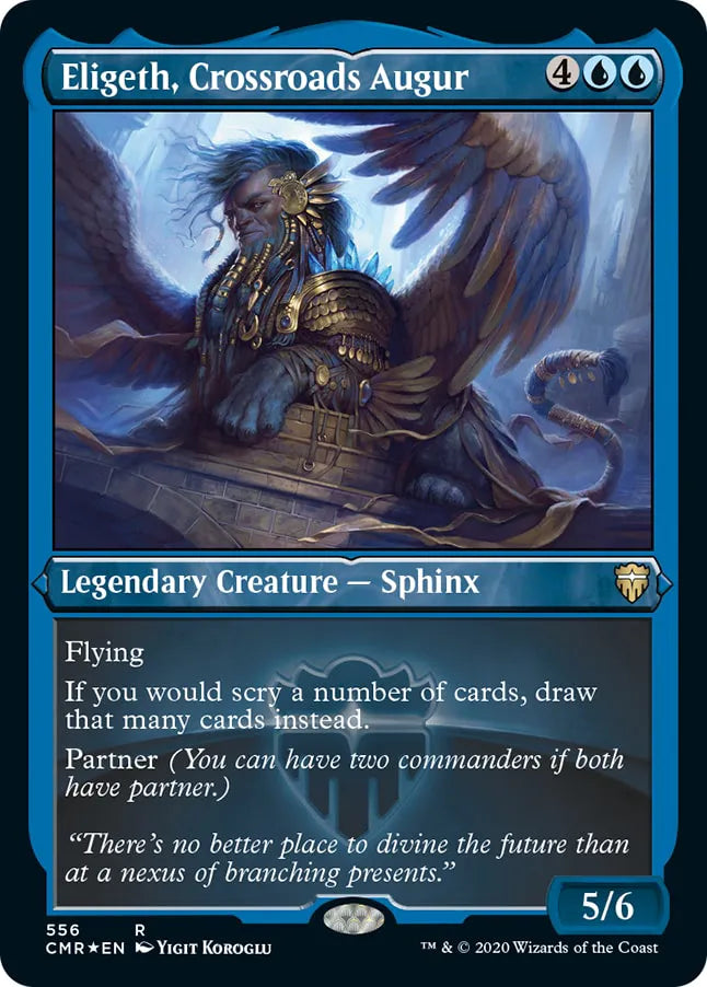Eligeth, Crossroads Augur 556 (Commander Legends)  - Etched Foil | Good Games Modbury