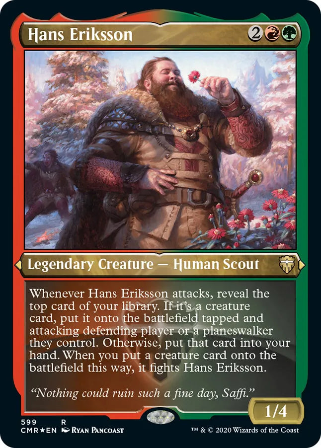 Hans Eriksson 599 (Commander Legends)  - Etched Foil | Good Games Modbury