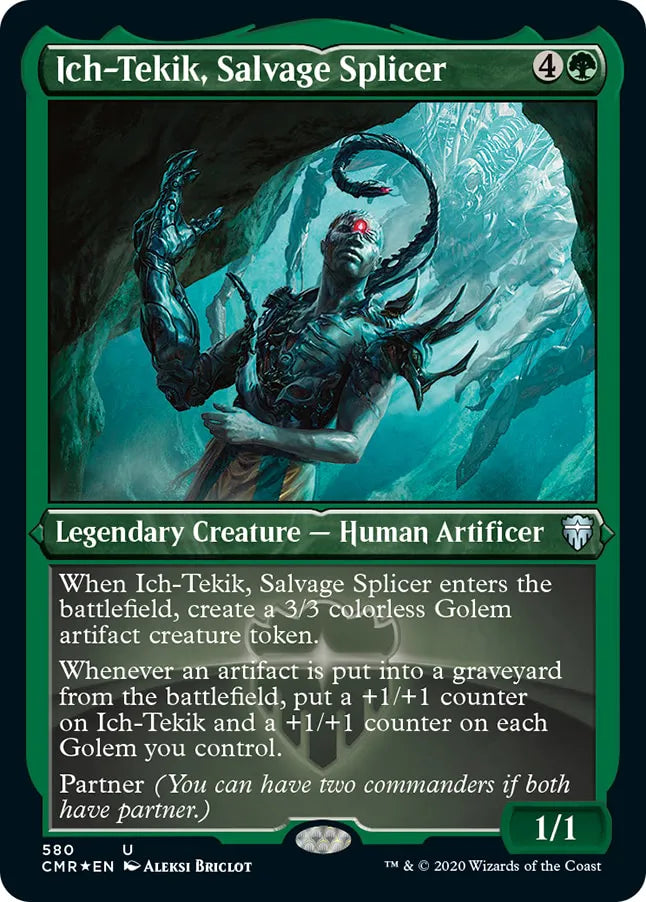 Ich-Tekik Salvage Splicer 580 (Commander Legends)  - Etched Foil | Good Games Modbury