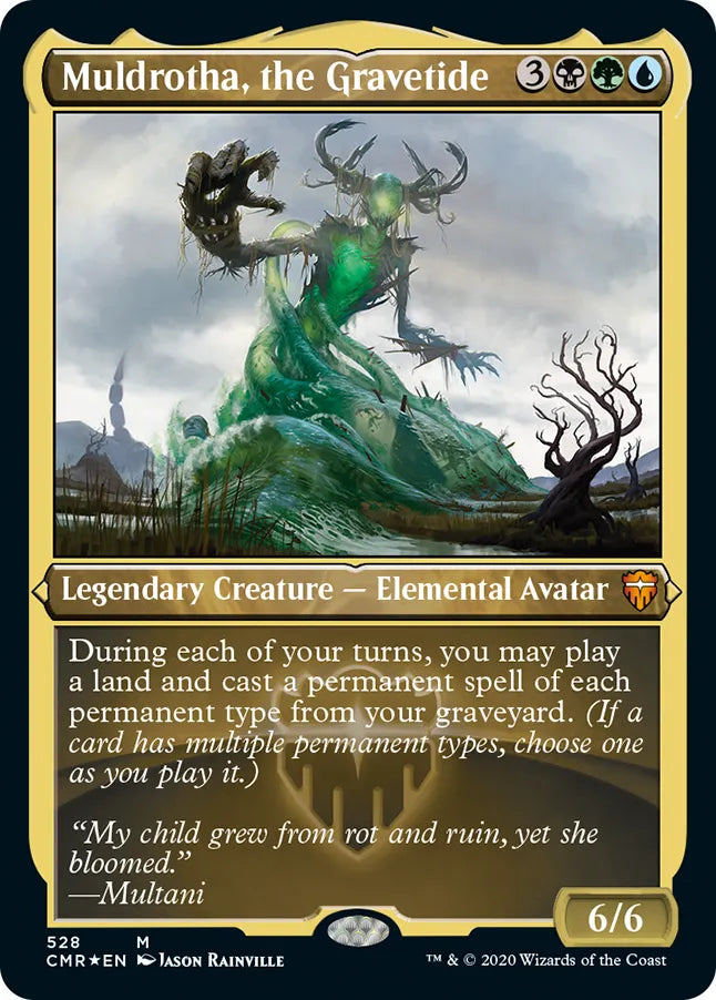 Muldrotha, the Gravetide 528 (Commander Legends)  - Etched Foil | Good Games Modbury