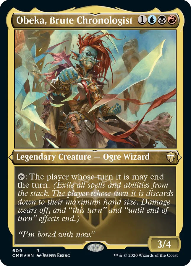 Obeka, Brute Chronologist 609 (Commander Legends)  - Etched Foil | Good Games Modbury