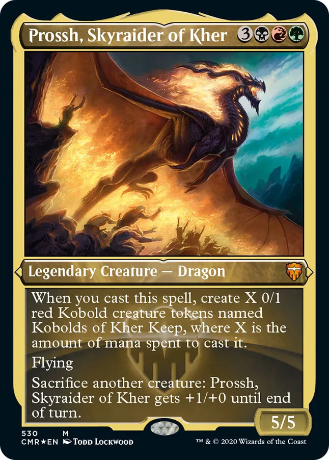 Prossh, Skyraider of Kher 530 (Commander Legends)  - Etched Foil | Good Games Modbury