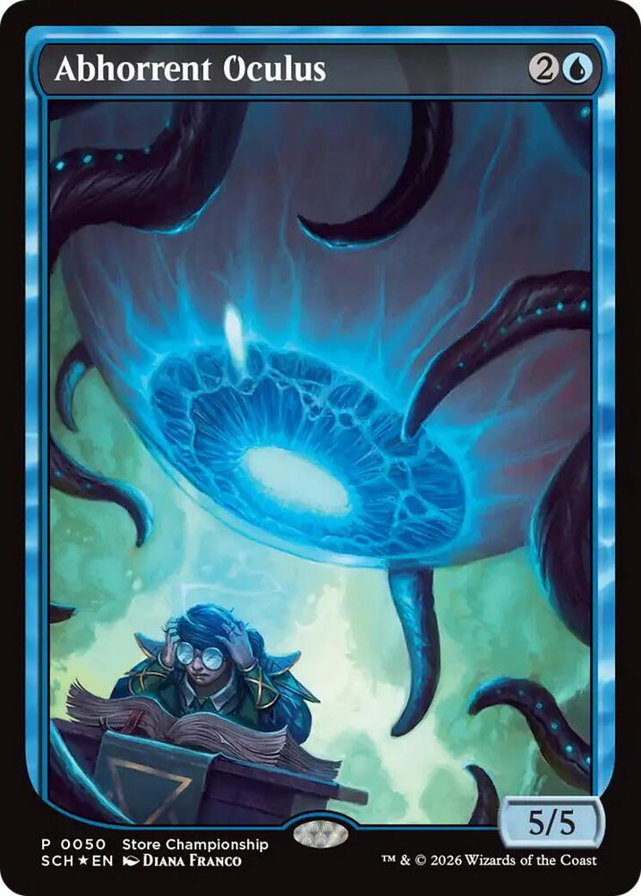 Abhorrent Oculus 50 (Game Day & Store Championship Promos)  - Textless Foil | Good Games Modbury