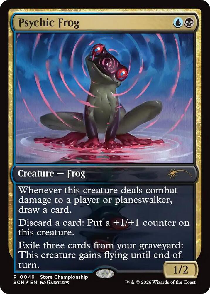 Psychic Frog 49 (Game Day & Store Championship Promos)  - Foil | Good Games Modbury