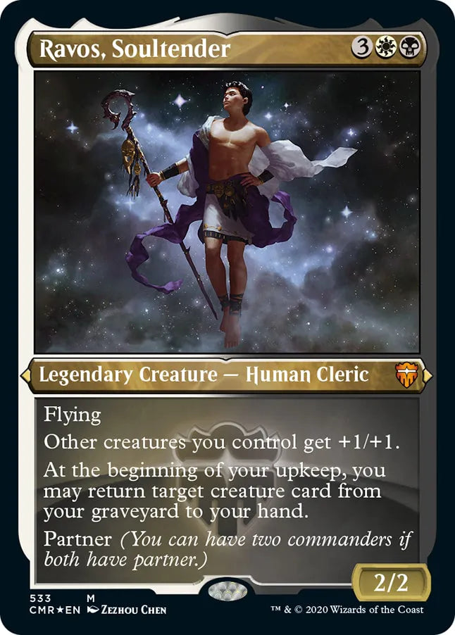 Ravos, Soultender 533 (Commander Legends)  - Etched Foil | Good Games Modbury