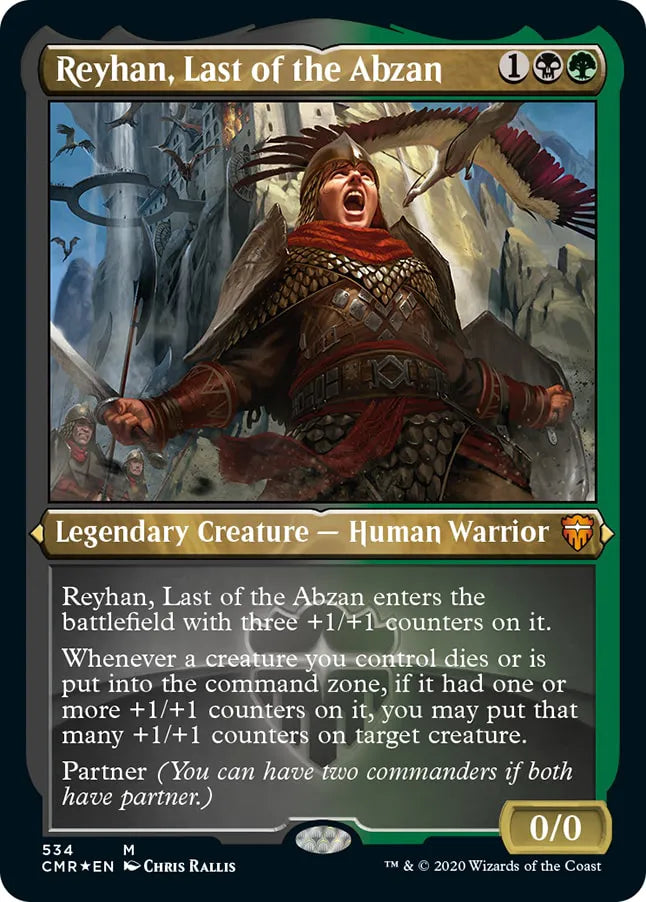 Reyhan, Last of the Abzan 534 (Commander Legends)  - Etched Foil | Good Games Modbury