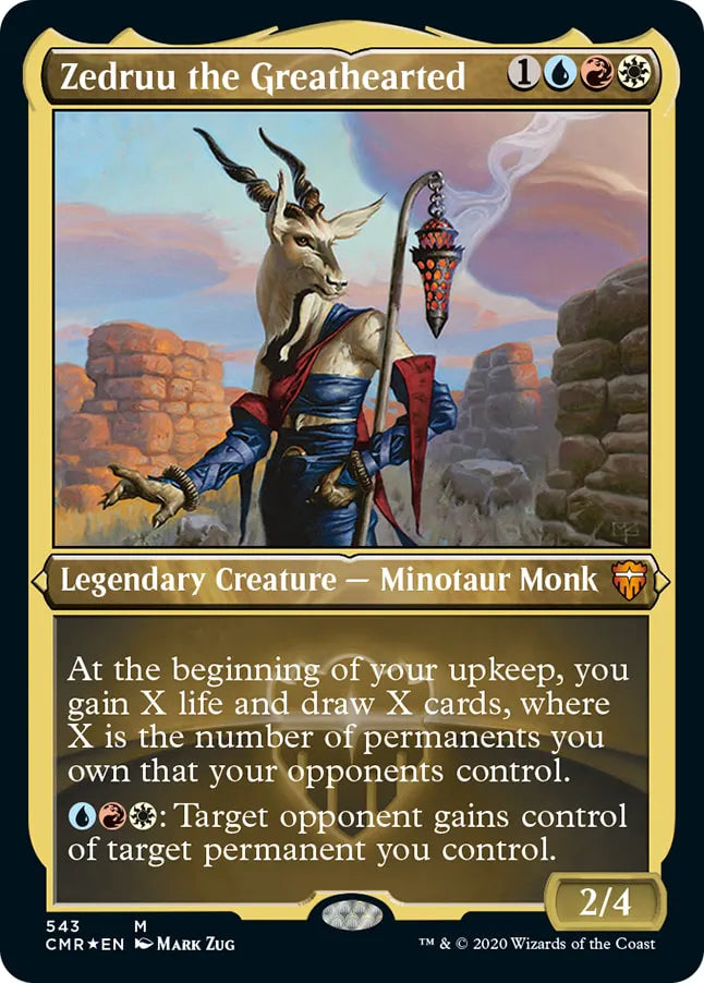 Zedruu the Greathearted 543 (Commander Legends)  - Etched Foil | Good Games Modbury