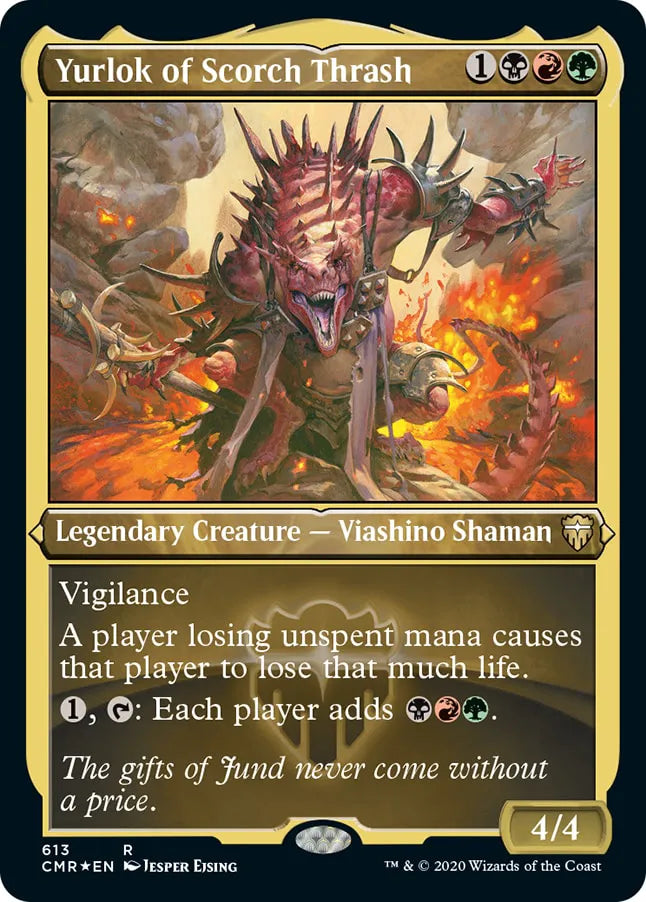 Yurlok of Scorch Thrash 613 (Commander Legends)  - Etched Foil | Good Games Modbury