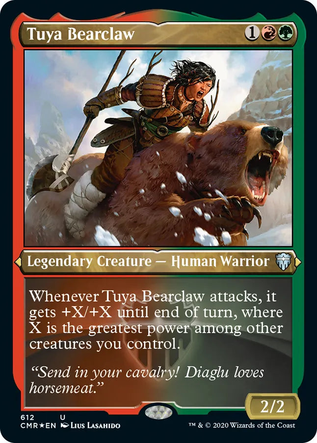 Tuya Bearclaw 612 (Commander Legends)  - Etched Foil | Good Games Modbury