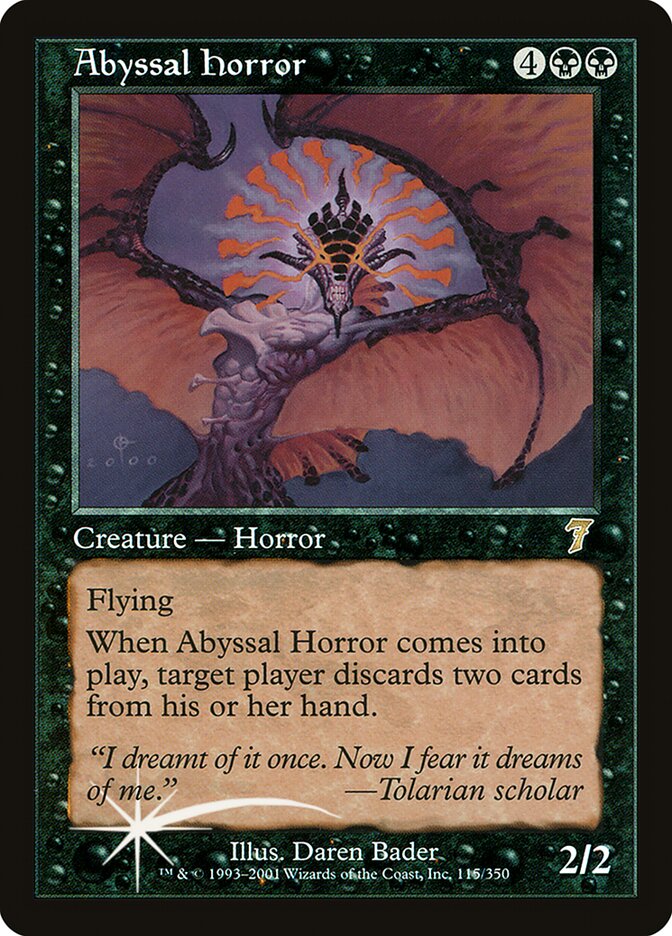Abyssal Horror 115★/350 (7th Edition)  - Foil | Good Games Modbury
