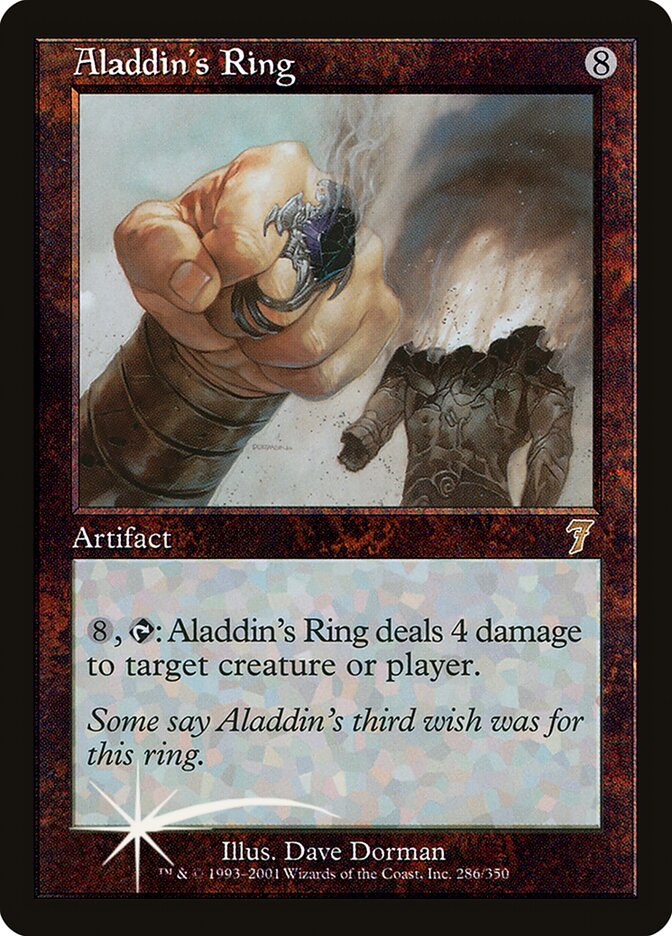 Aladdin's Ring 286★/350 (7th Edition)  - Foil | Good Games Modbury