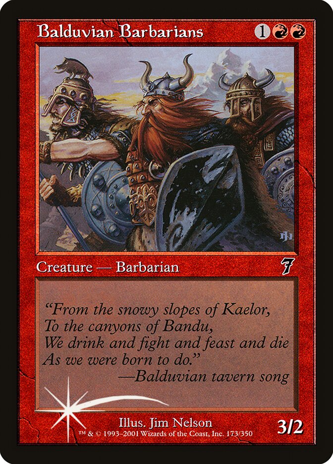 Balduvian Barbarians 173★/350 (7th Edition)  - Foil | Good Games Modbury