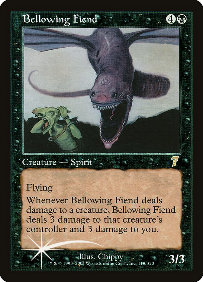 Bellowing Fiend 119★/350 (7th Edition)  - Foil | Good Games Modbury