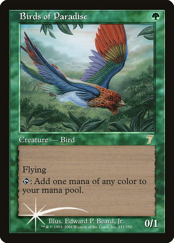 Birds of Paradise 231★/350 (7th Edition)  - Foil | Good Games Modbury