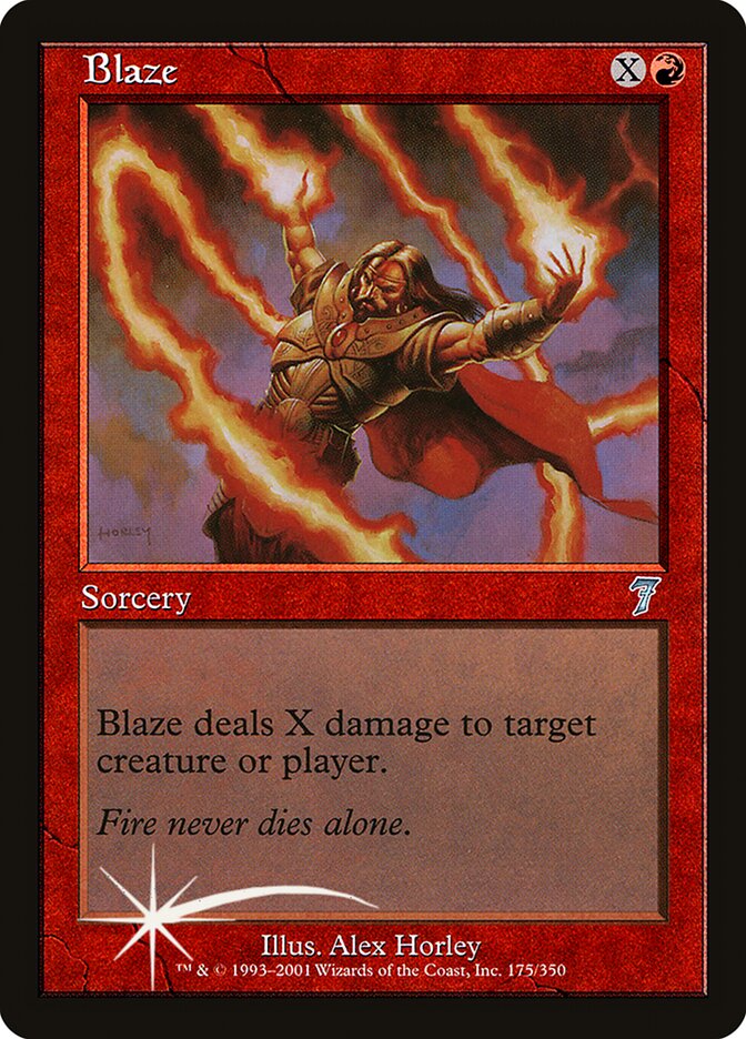 Blaze 175★/350 (7th Edition)  - Foil | Good Games Modbury