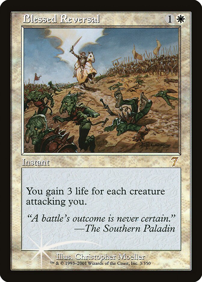 Blessed Reversal 3★/350 (7th Edition)  - Foil | Good Games Modbury
