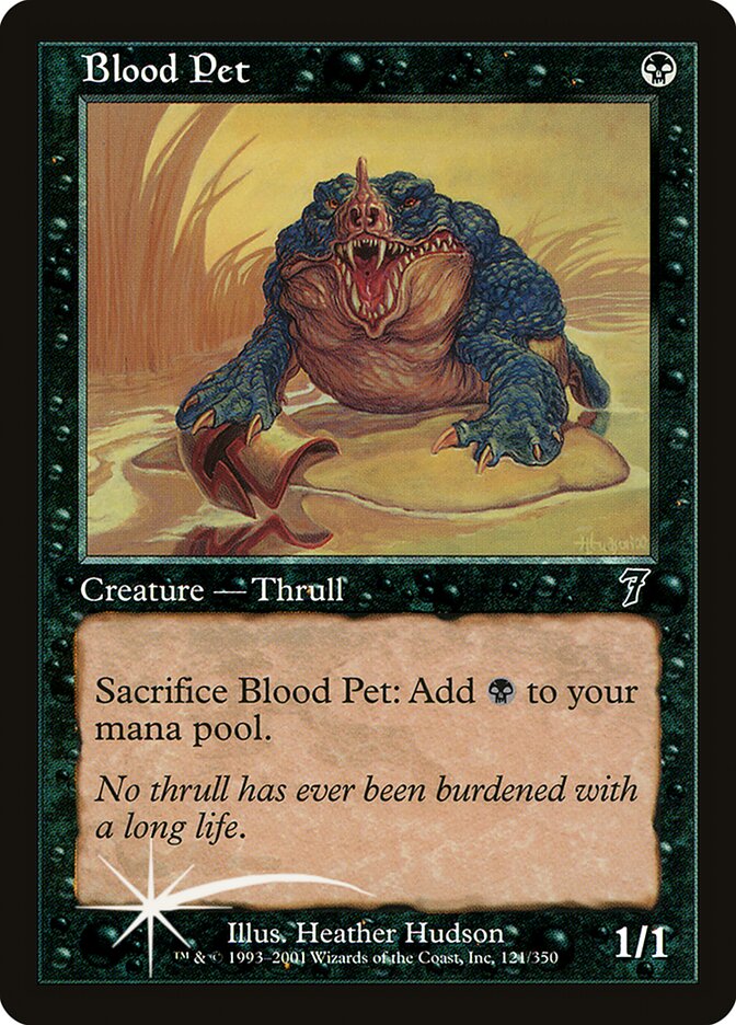 Blood Pet 121★/350 (7th Edition)  - Foil | Good Games Modbury