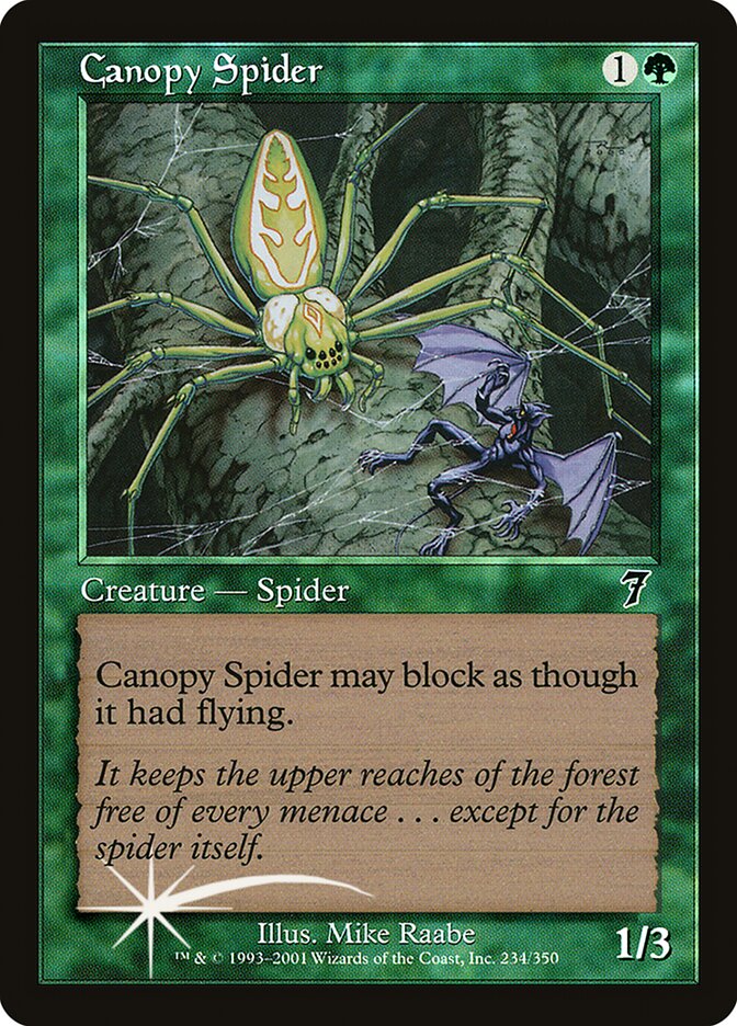 Canopy Spider 234★/350 (7th Edition)  - Foil | Good Games Modbury
