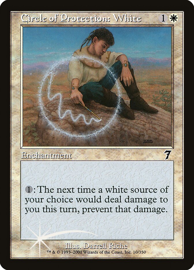 Circle of Protection: White 10★/350 (7th Edition)  - Foil | Good Games Modbury