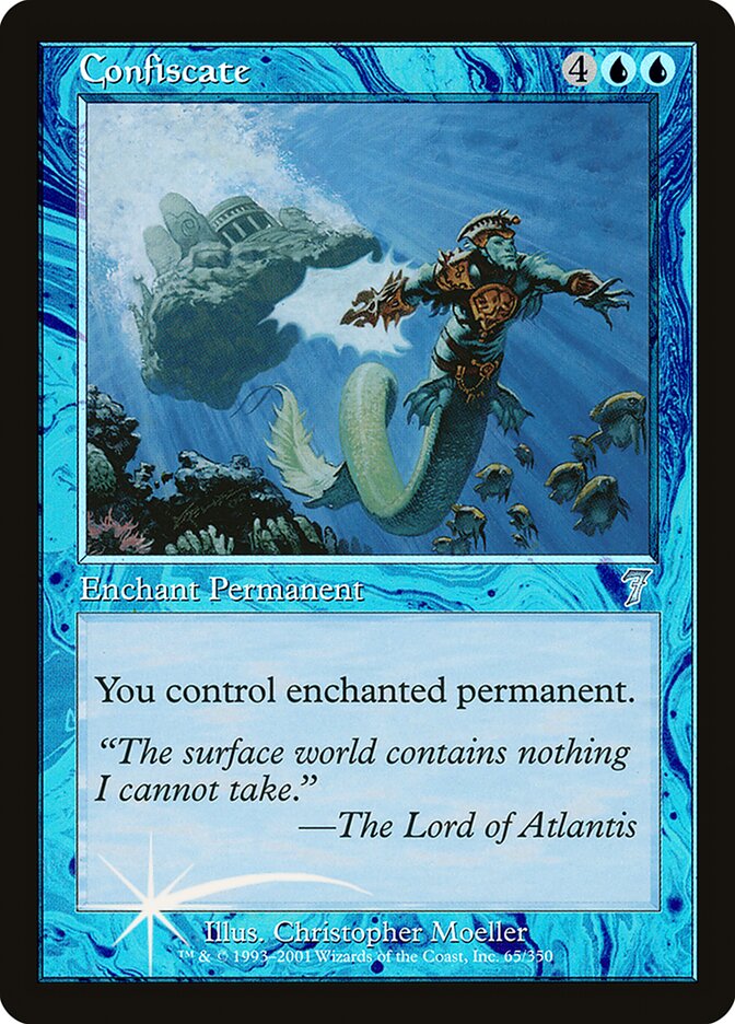 Confiscate 65★/350 (7th Edition)  - Foil | Good Games Modbury