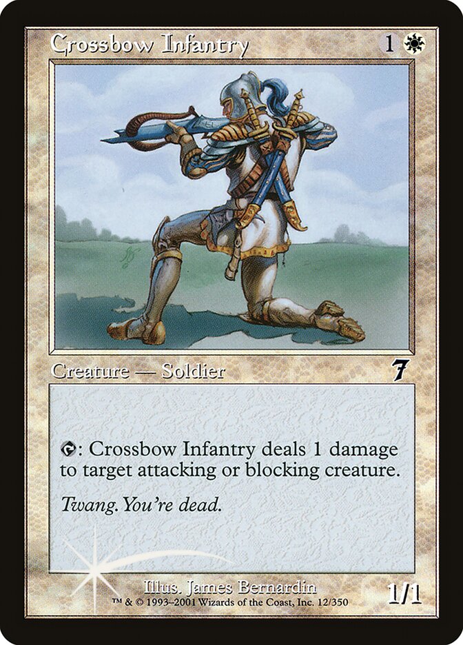 Crossbow Infantry 12★/350 (7th Edition)  - Foil | Good Games Modbury