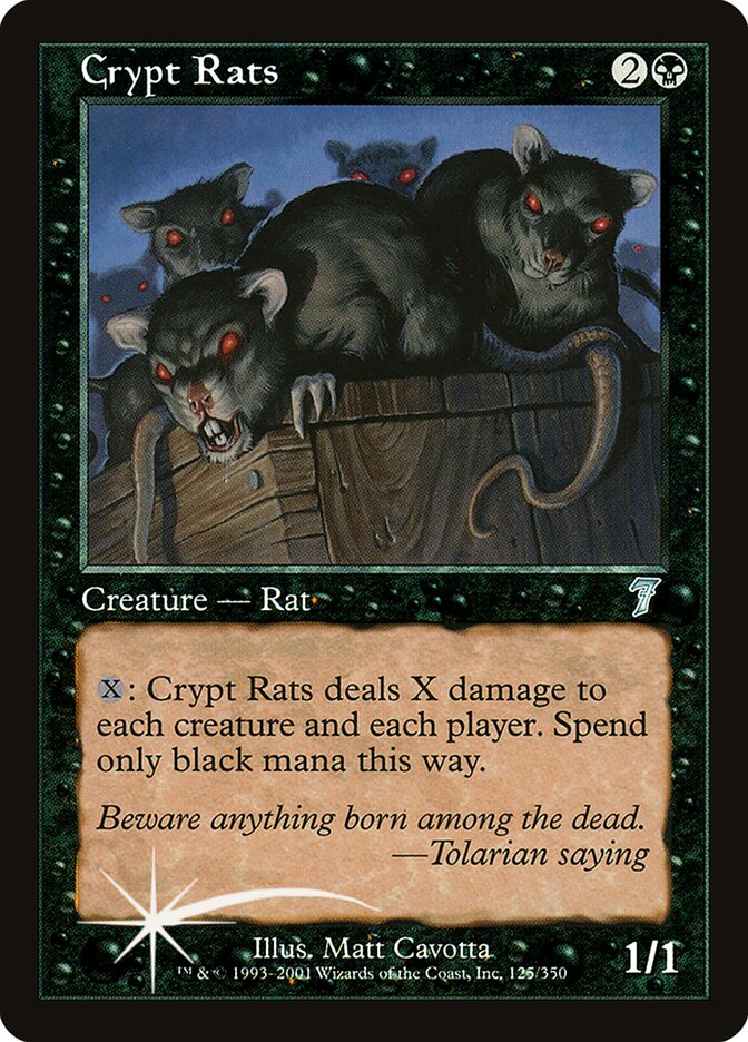 Crypt Rats 125★/350 (7th Edition)  - Foil | Good Games Modbury