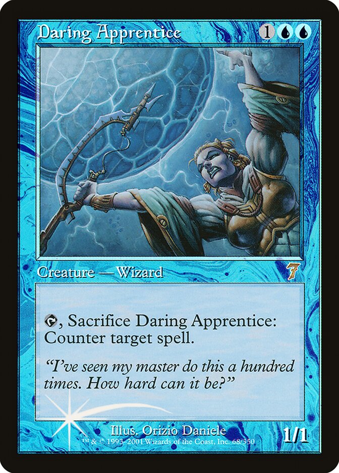 Daring Apprentice 68★/350 (7th Edition)  - Foil | Good Games Modbury