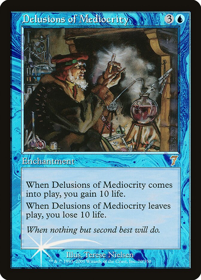 Delusions of Mediocrity 70★/350 (7th Edition)  - Foil | Good Games Modbury