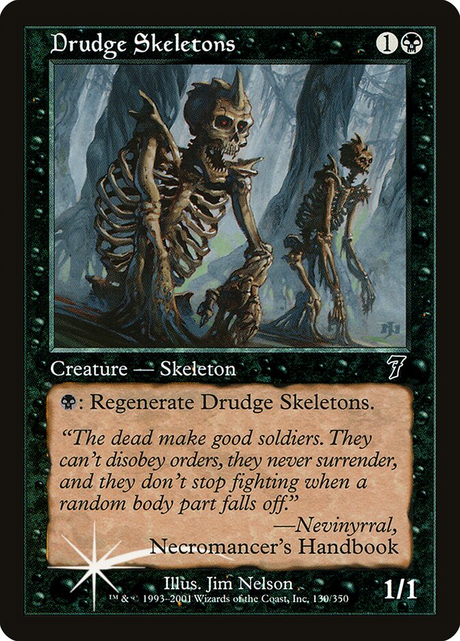 Drudge Skeletons 130★/350 (7th Edition)  - Foil | Good Games Modbury
