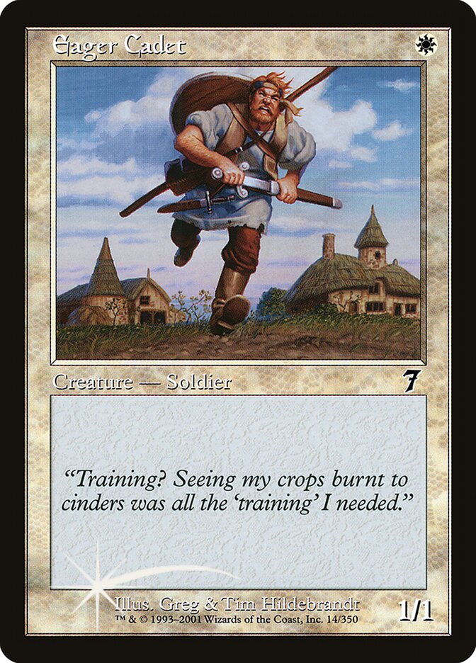 Eager Cadet 14★/350 (7th Edition)  - Foil | Good Games Modbury