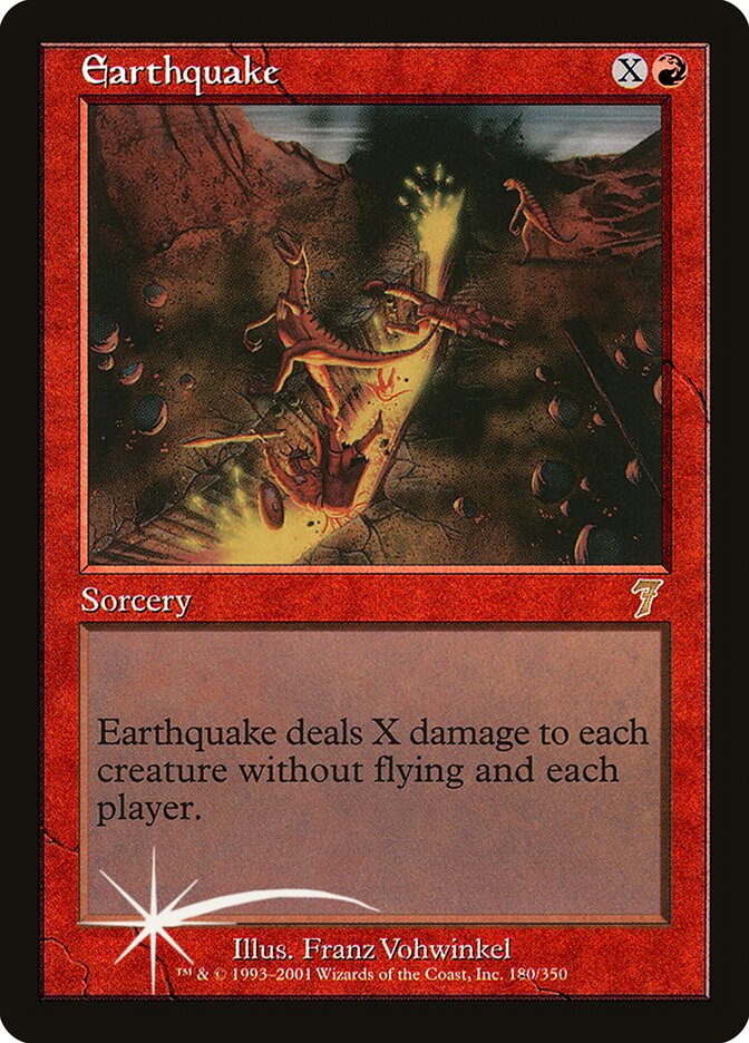 Earthquake 180 (7th Edition)  - Foil | Good Games Modbury