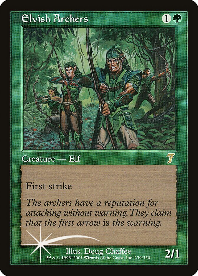 Elvish Archers 239★/350 (7th Edition)  - Foil | Good Games Modbury