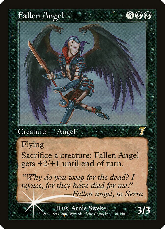 Fallen Angel 134★/350 (7th Edition)  - Foil | Good Games Modbury