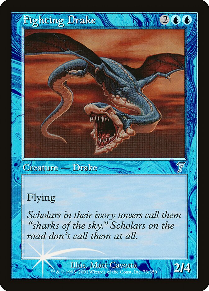 Fighting Drake 73★/350 (7th Edition)  - Foil | Good Games Modbury