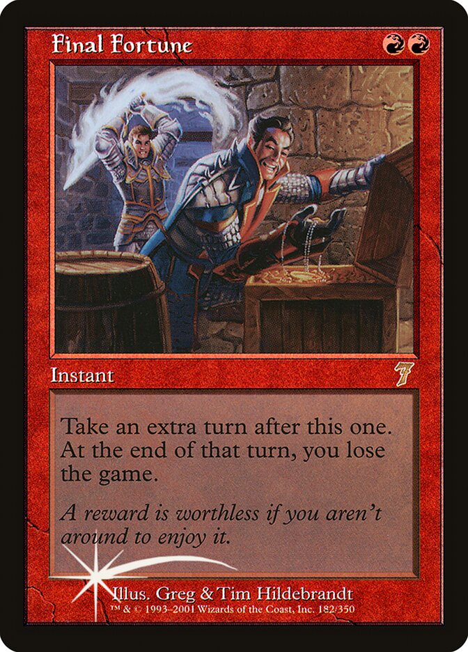 Final Fortune 182★/350 (7th Edition)  - Foil | Good Games Modbury