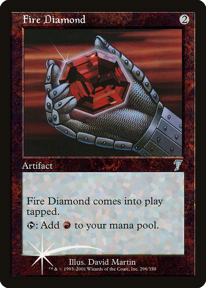Fire Diamond 296★/350 (7th Edition)  - Foil | Good Games Modbury