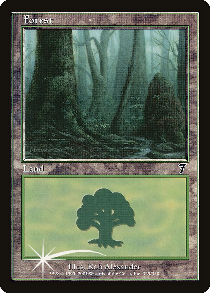 Forest 329★/350 (7th Edition)  - Foil | Good Games Modbury