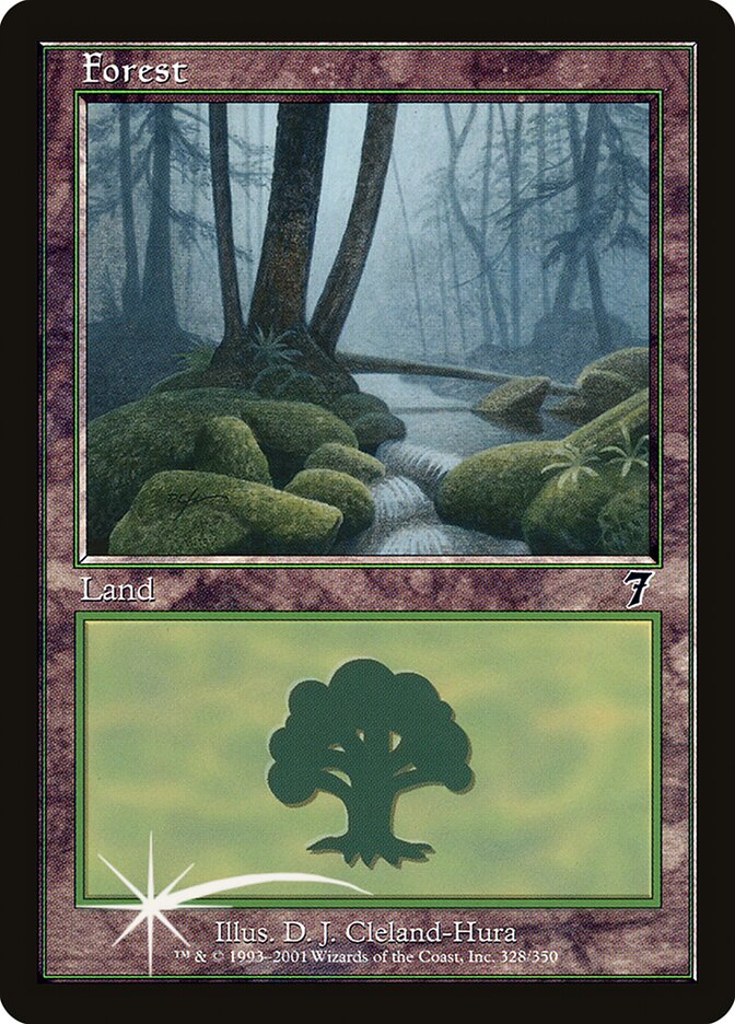 Forest 328★/350 (7th Edition)  - Foil | Good Games Modbury