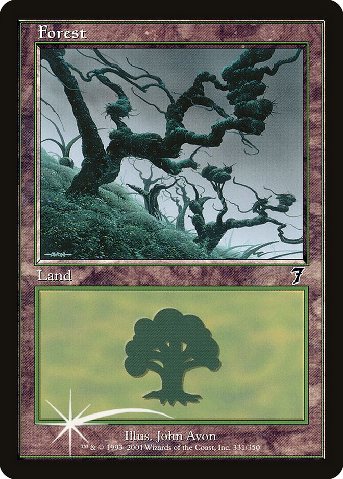 Forest 331★/350 (7th Edition)  - Foil | Good Games Modbury