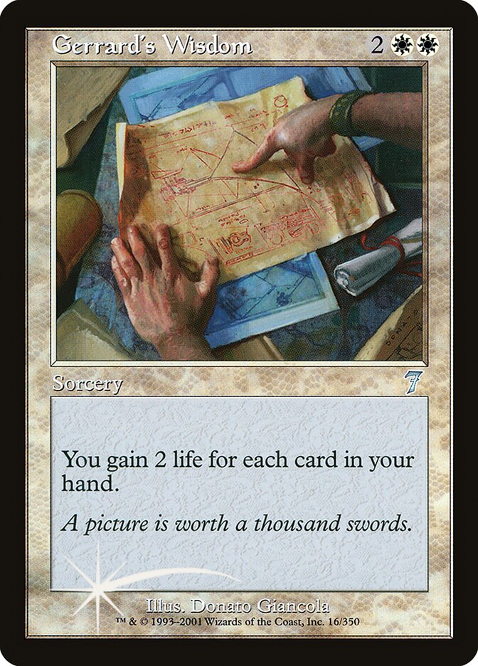 Gerrard's Wisdom 16★/350 (7th Edition)  - Foil | Good Games Modbury