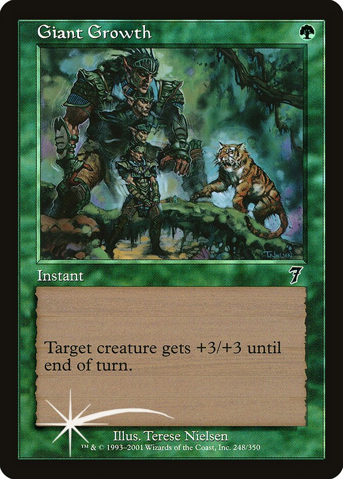 Giant Growth 248★/350 (7th Edition)  - Foil | Good Games Modbury