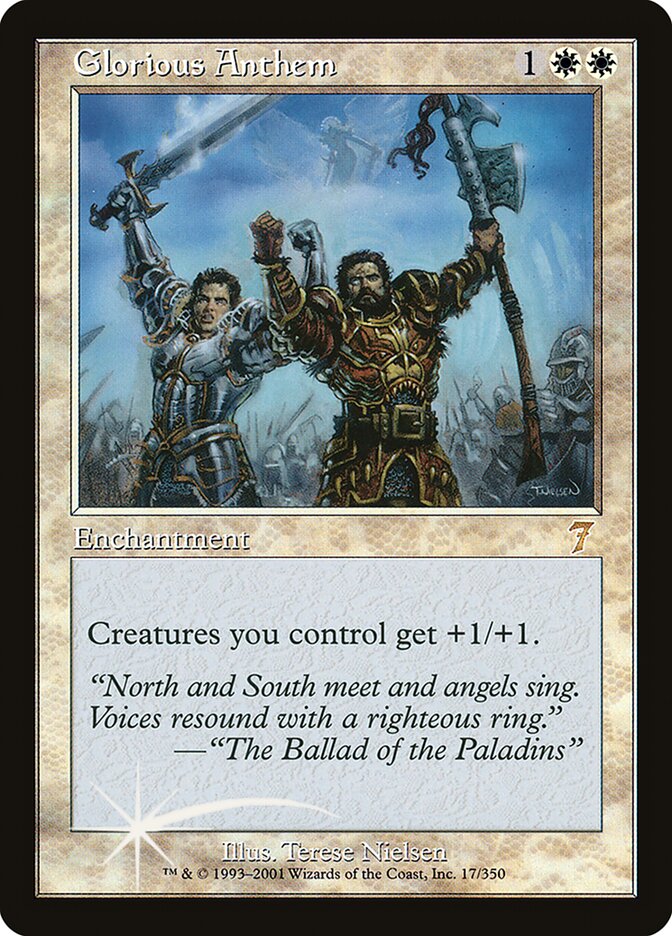 Glorious Anthem 17★/350 (7th Edition)  - Foil | Good Games Modbury