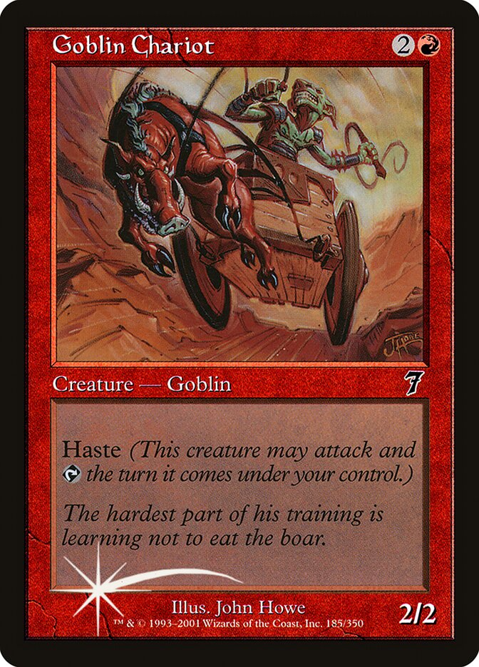Goblin Chariot 185★/350 (7th Edition)  - Foil | Good Games Modbury