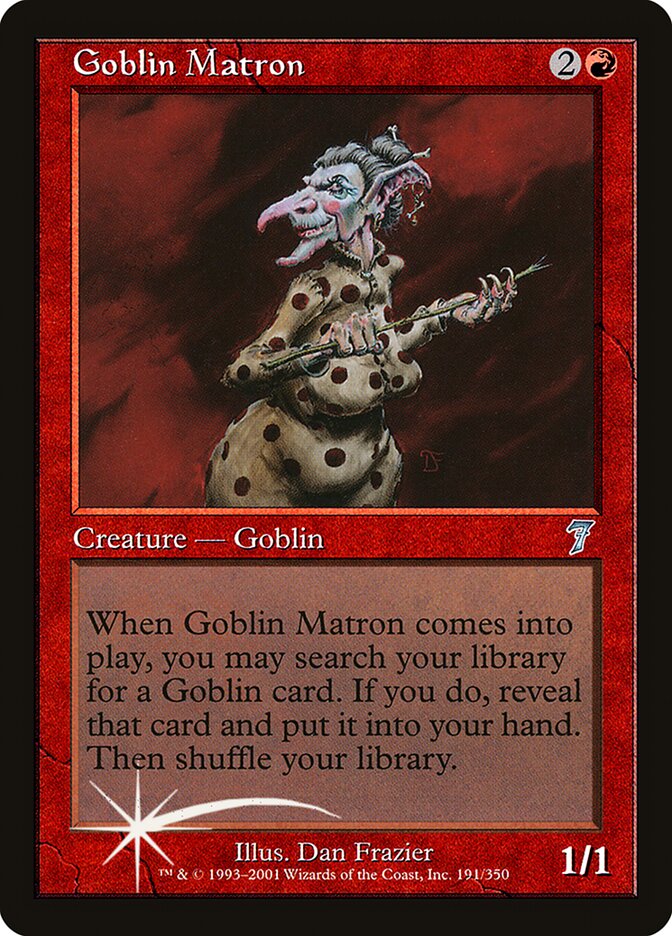 Goblin Matron 191★/350 (7th Edition)  - Foil | Good Games Modbury