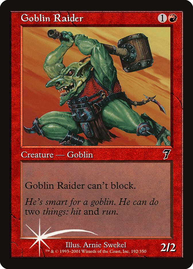 Goblin Raider 192★/350 (7th Edition)  - Foil | Good Games Modbury
