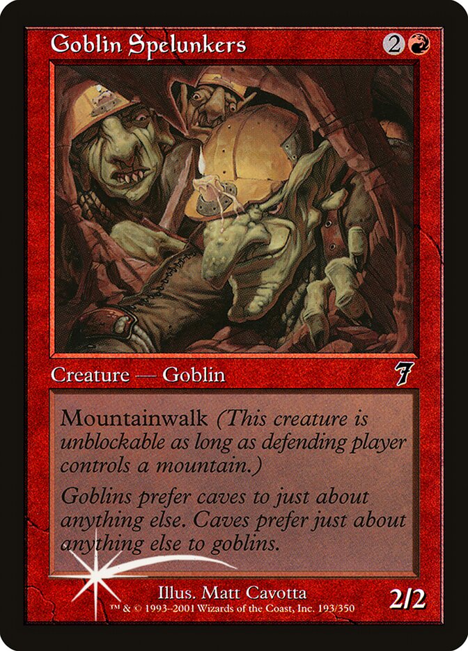 Goblin Spelunkers 193★/350 (7th Edition)  - Foil | Good Games Modbury